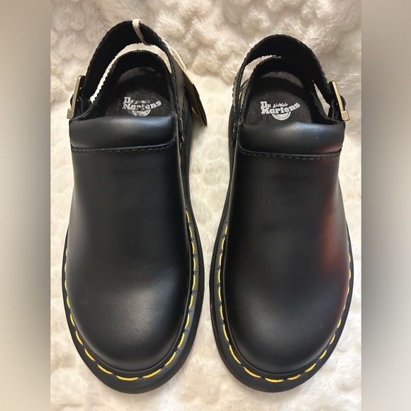 NEW…Dr. Martens Leather Unisex sling back mule wms sz.7 men’s sz.6 - Picture 4 of 11